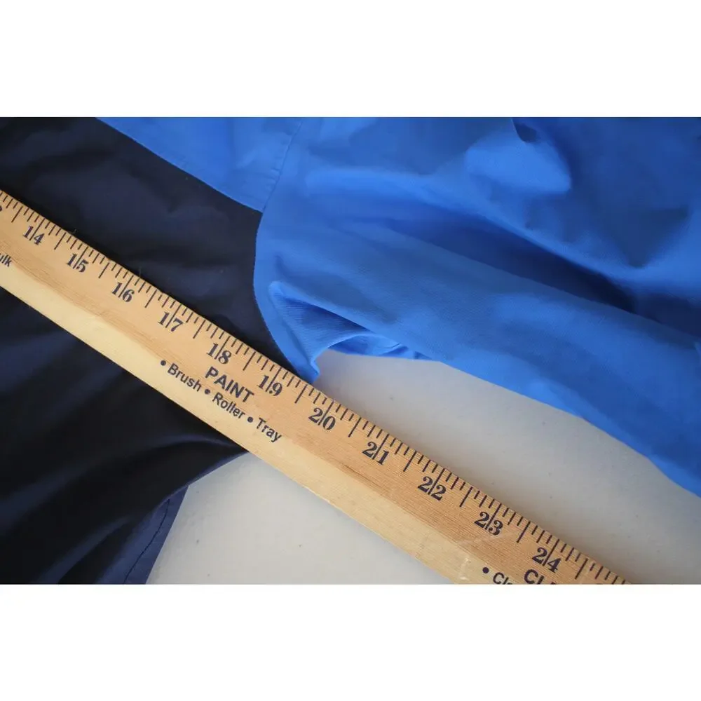 The North Face Jacket Boys Large 14 16 Blue Rain Coat Hooded Lightweight - Picture 7 of 9